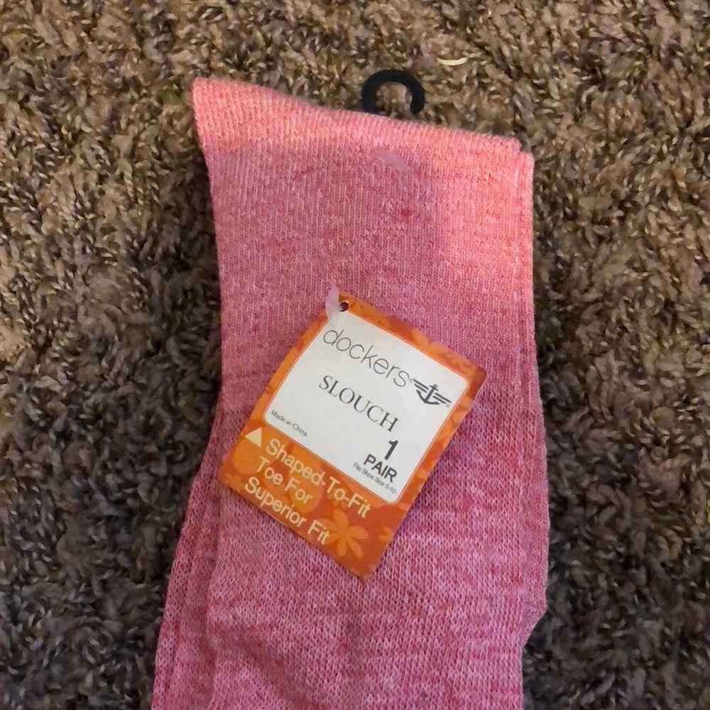Dockers pink socks